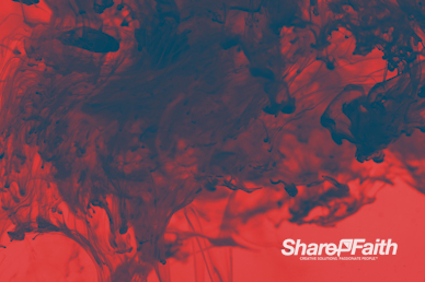 Red Ink Drop Worship Video Background