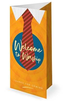 Happy Father's Day Argyle Church Trifold Bulletin Cover