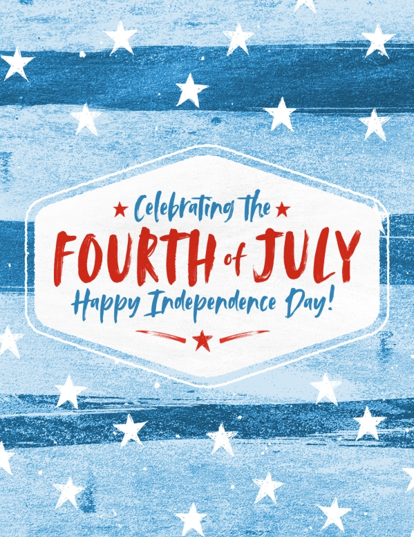 Fourth Of July Church Flyer Template