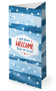Fourth Of July Church Trifold Bulletin