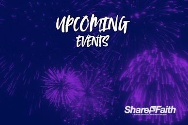 Fourth Of July Fireworks Announcements Motion Graphic