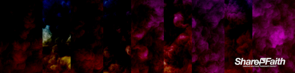 Inverted Abstract Clouds Triple Wide Background