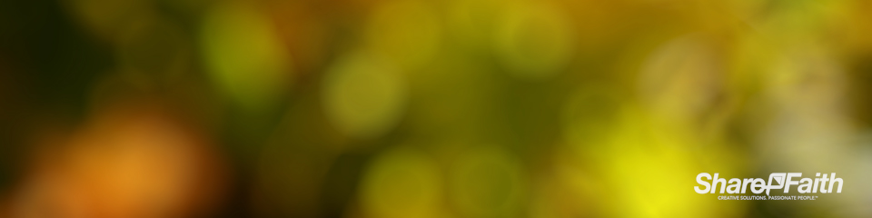 Yellow Bokeh Triple Wide Motion Background