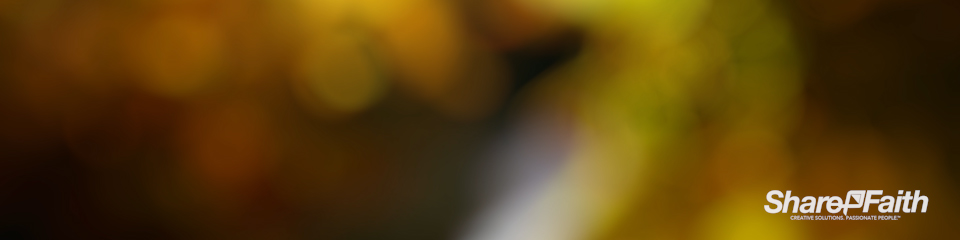 Deep Yellow Bokeh Triple Wide Motion Background