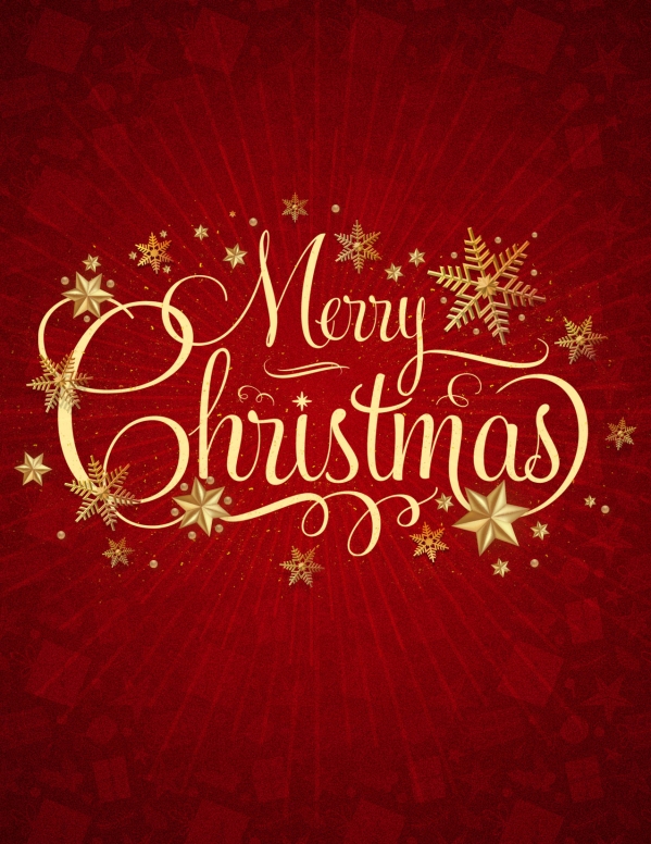 Merry Christmas Service Flyer Template