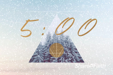 Merry Christmas Winter Countdown Video