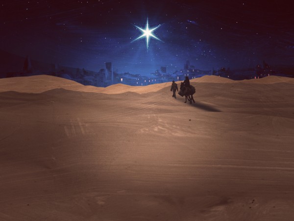 Christmas Journey Bethlehem Worship Background