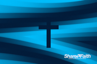 Pixel Waves Cross Motion Background