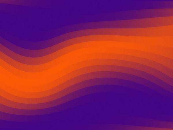 Orange Pixel Waves Worship Background