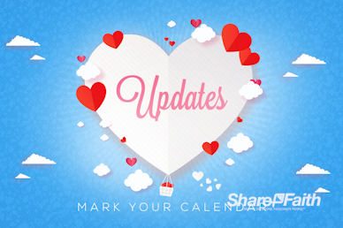 Love Is In The Air Valentine's Day Announcements Bumper Video