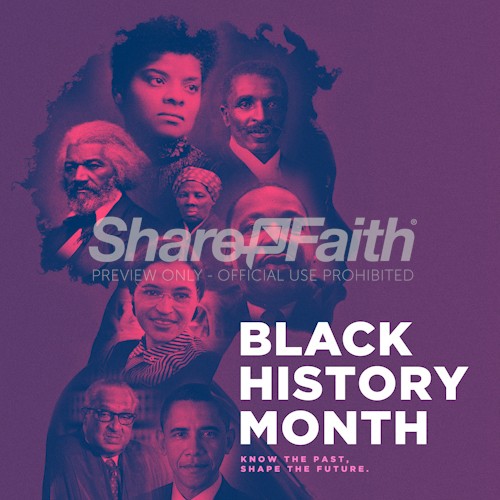 Black History Month Social Media Graphic