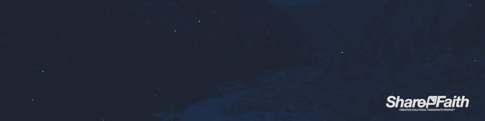Colorful Nature Night Beach Triple Wide Video