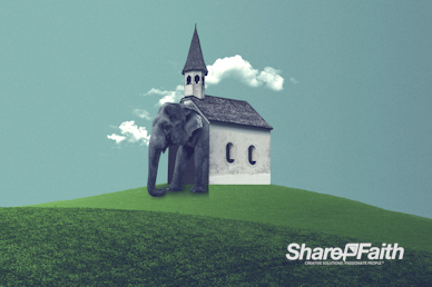 The Elephant In The Church Motion Background