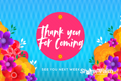 Happy Mother's Day Flowers Goodbye Motion Graphic