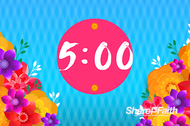 Happy Mother's Day Flowers Countdown Video