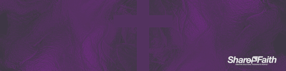 Amethyst Cross Colorful Texture Multi Screen Worship Video