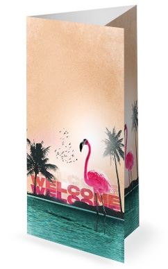 Summer Playlist Church Trifold Bulletin Cover