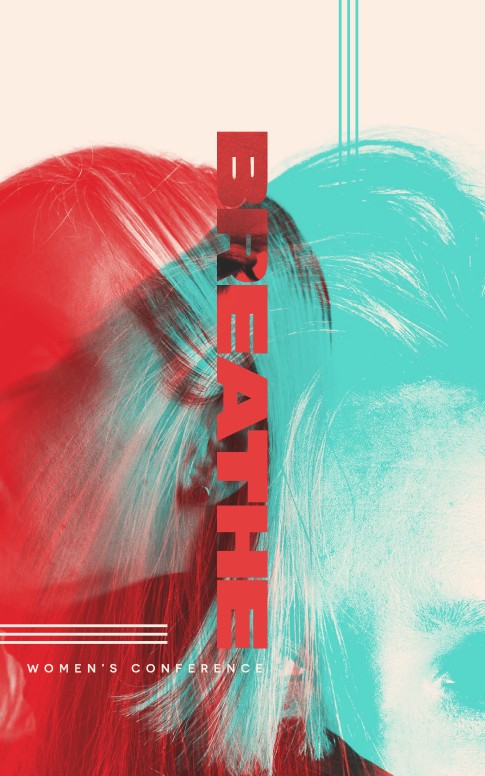 Breathe Women's Conference Church Bifold Bulletin