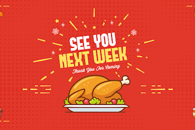 Holiday Food Drive See You Church Motion Graphic