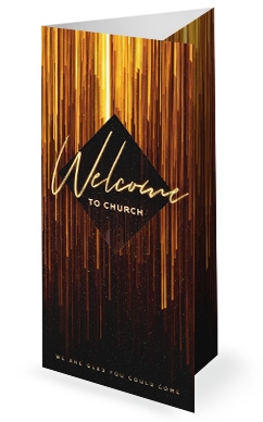 Happy New Year Church Trifold Bulletin