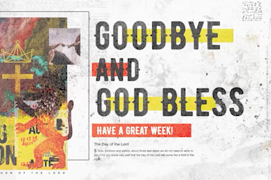 Ready Or Not Goodbye Church Motion Graphic
