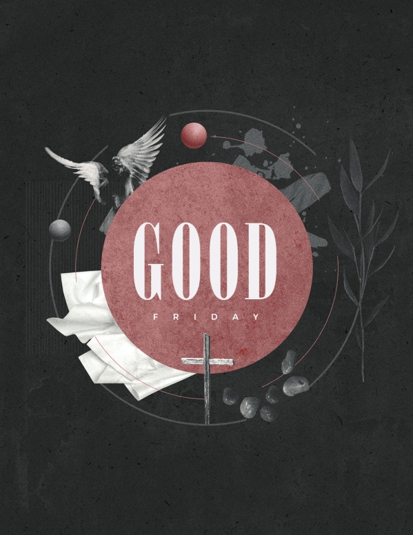 Good Friday Cross Church Flyer