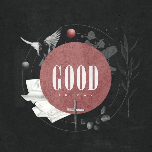 Good Friday Cross Church Social Media Graphic