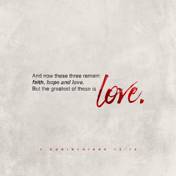 Greatest Is Love Social Media Graphic