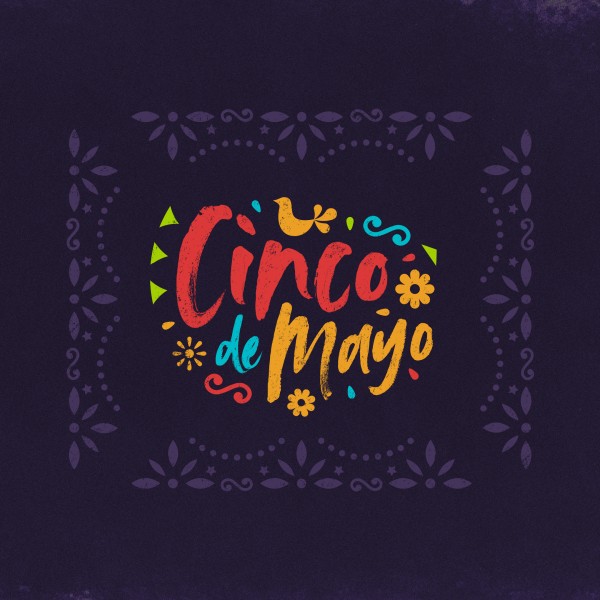 Cinco De Mayo Purple Social Media Graphic