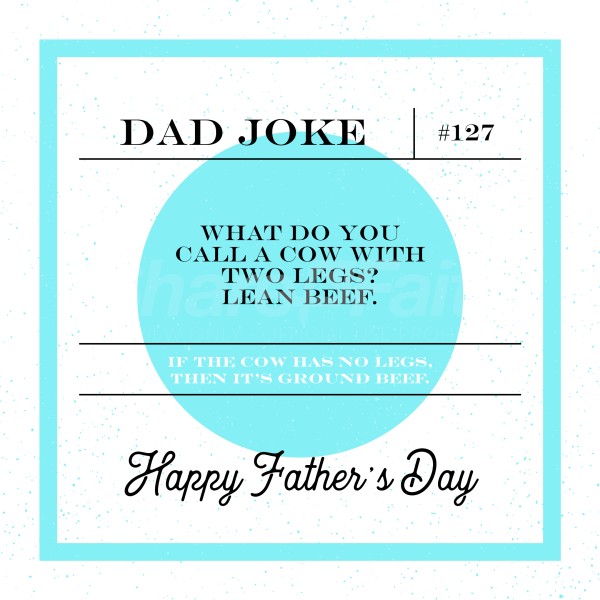 Dad Joke Cow Social Media Graphic