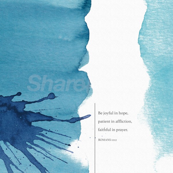 Romans 12 Watercolor Social Media Graphic