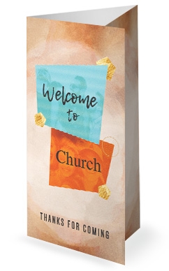 Friendology Trifold Church Bulletin