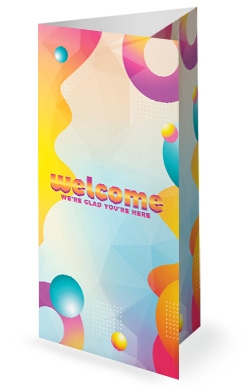 VBS Bubble Church Trifold Bulletin
