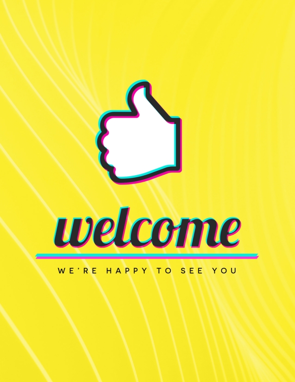 Influencer Yellow Church Flyer