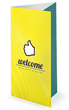 Influencer Yellow Church Trifold Bulletin