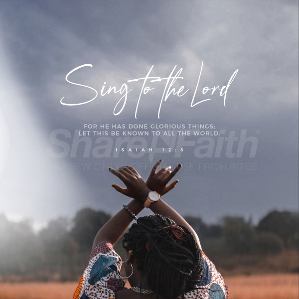 Sing To The Lord Social Media Graphic