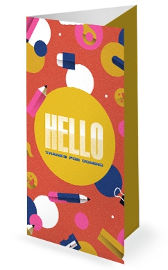 School Supply Drive Church Trifold Bulletin