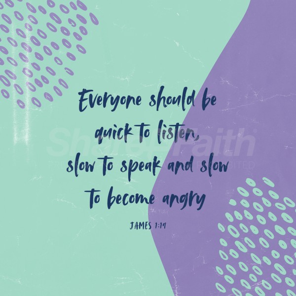Slow To Anger Social Media Graphic