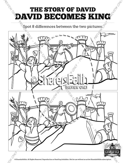 2 Samuel 5 David Becomes King Spot the Differences
