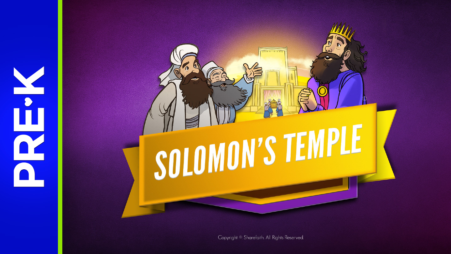 ShareFaith Media » 1 Kings 8 Solomons Temple Preschool Bible Video