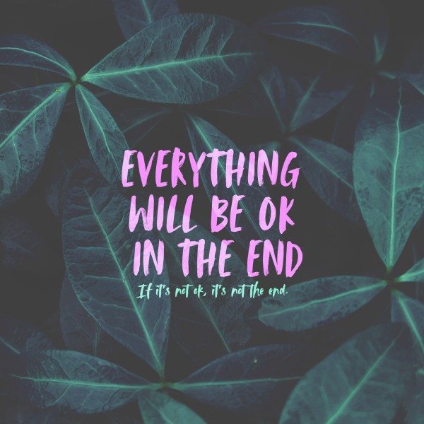 Be Okay Social Media Graphic