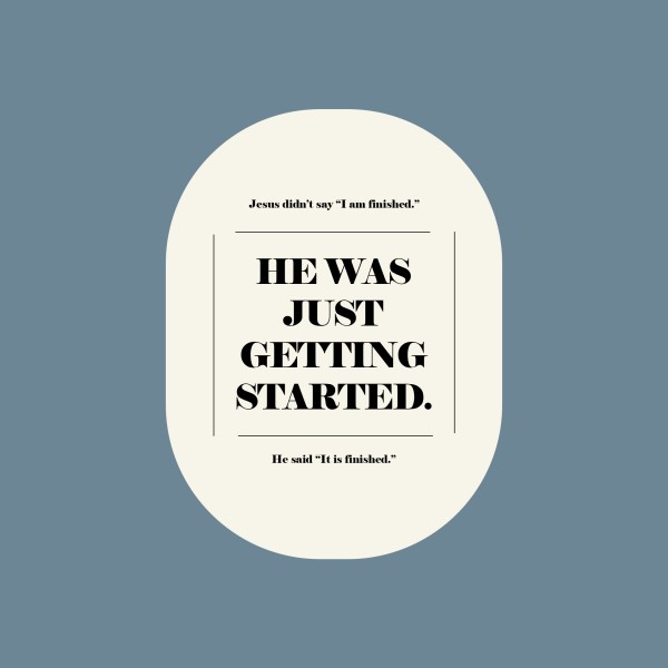 It Is Finished Jesus Social Media Graphic