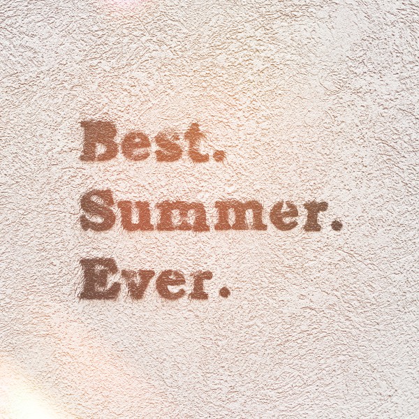 Best Summer Ever Social Media Graphic