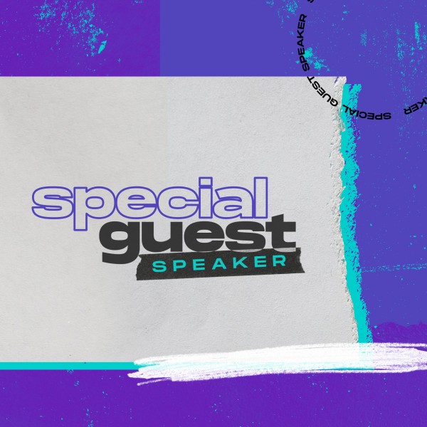 Special Guest Social Media Graphic