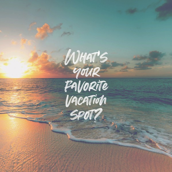 Vacation Spot Social Media Graphic