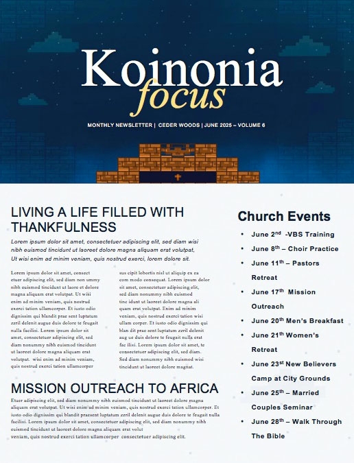 Level Up Church Newsletter