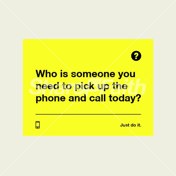 Call Question Social Media Graphic