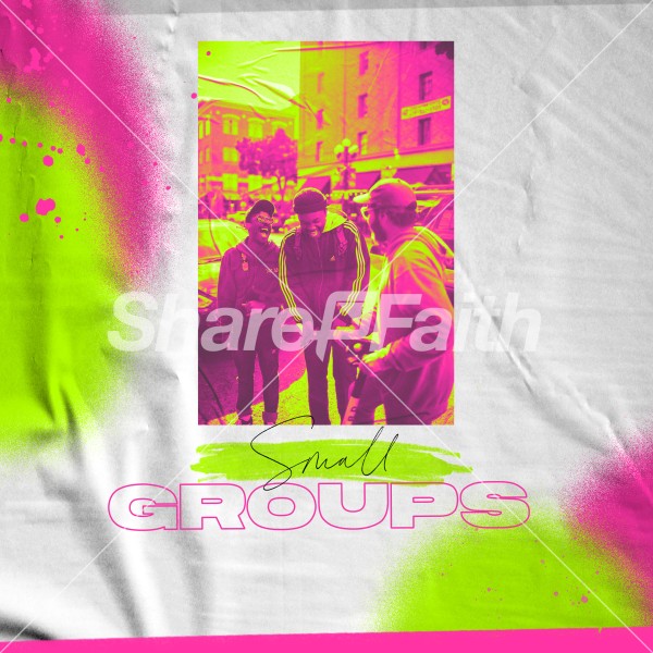 Small Groups Men Social Media Graphic