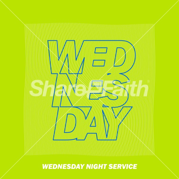 Wednesday Night Service Social Media Graphic