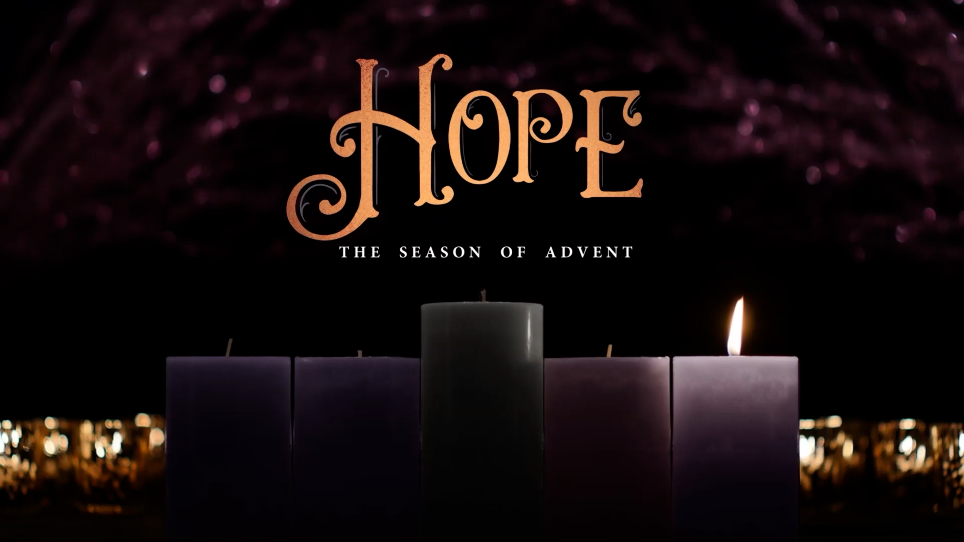 Hope Title Advent Classic Christmas Background